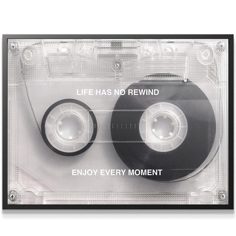 No Rewind Vintage - Cadre noir