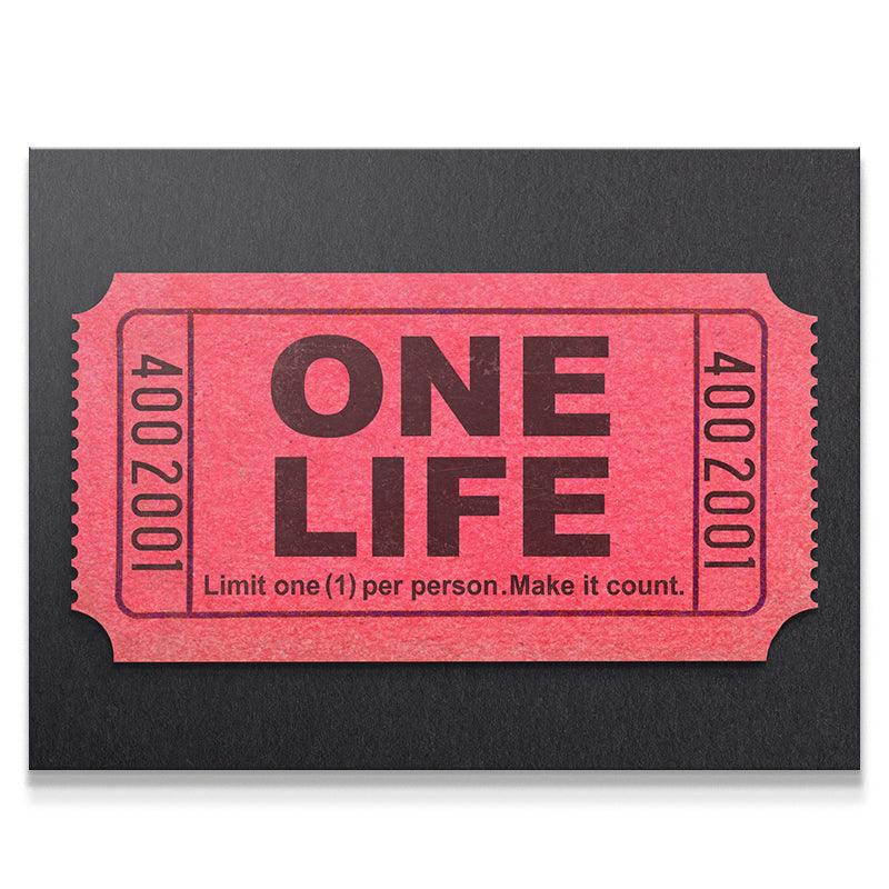 One Life - Sans cadre