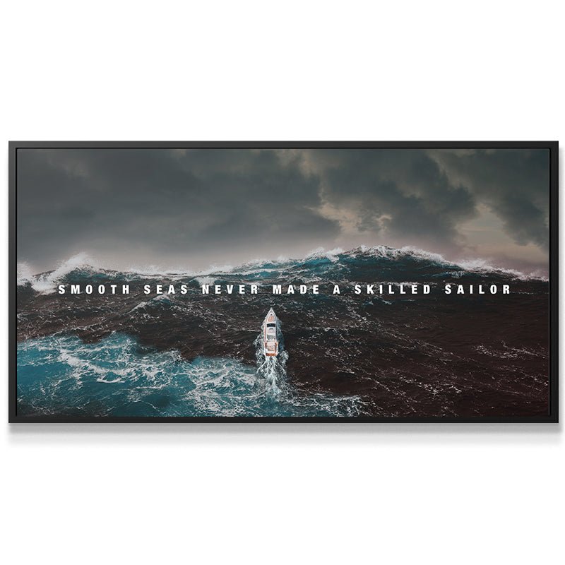 Smooth Seas - Cadre noir