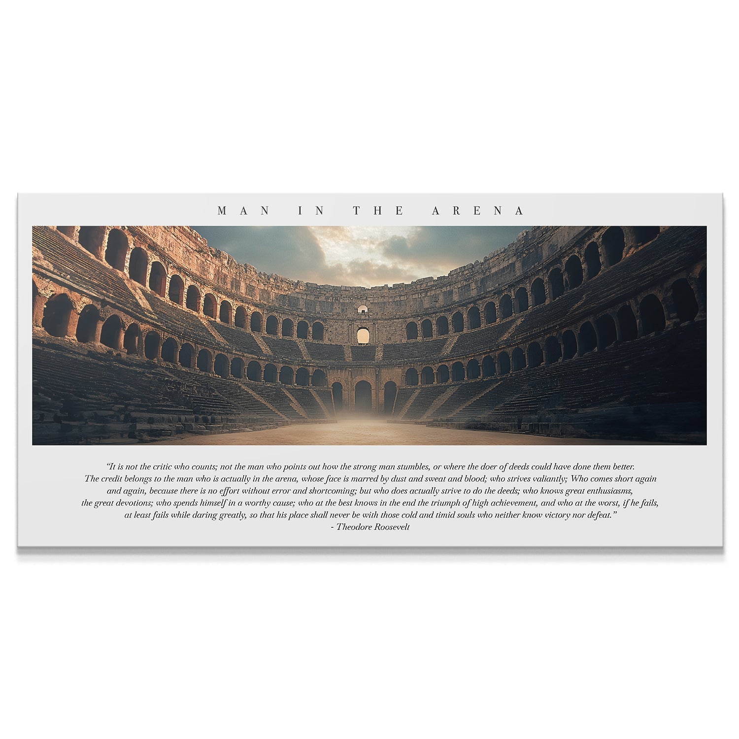 Man In The Arena - Sans cadre